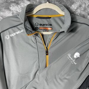 Sunice 1/4 Zip Golf Pullover Super Lite Fx Sport Mens L Beaver Creek Golf Course
